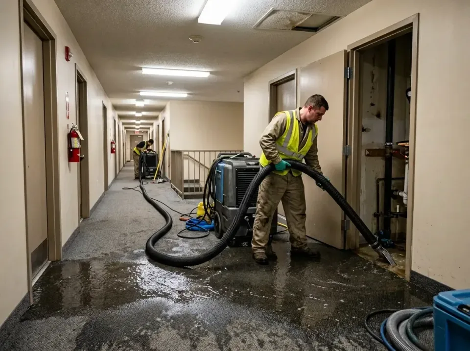 multi-unit-apartment-hallway-f-005 — frequently asked questions, Emergency Burst Pipe Water Extraction & Removal in East Son…
